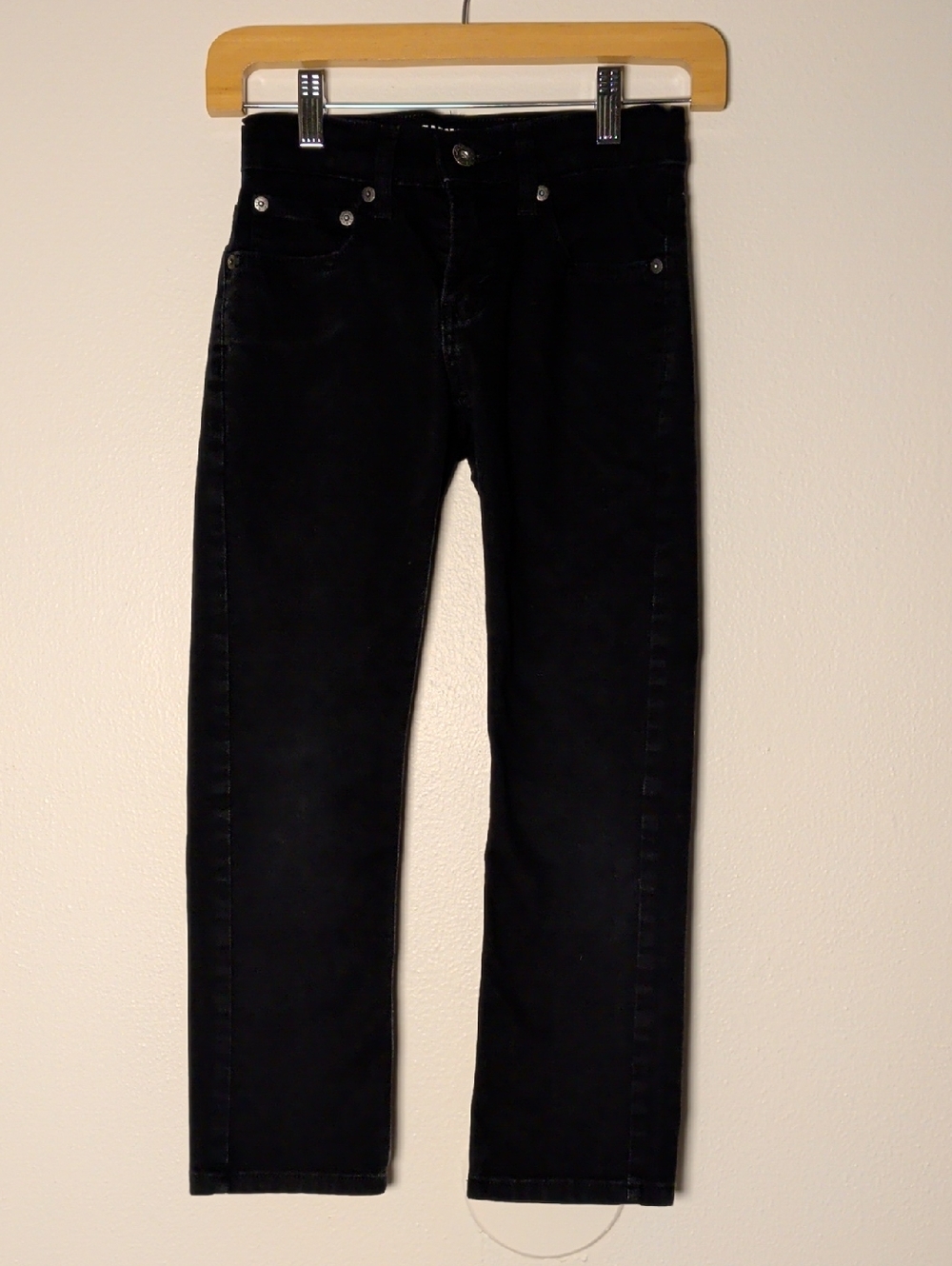 Levi Signature KIDS Black Slim Straight Jeans